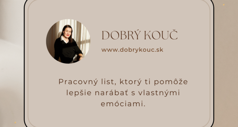 Práca s emóciami