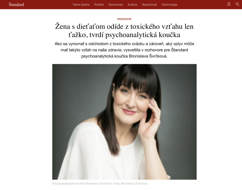 Žena s dieťaťom odíde z toxického vzťahu len ťažko, tvrdí psychoanalytická koučka
